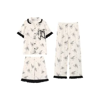 Qiao Ni Tong Pajama Set Women's Image Color