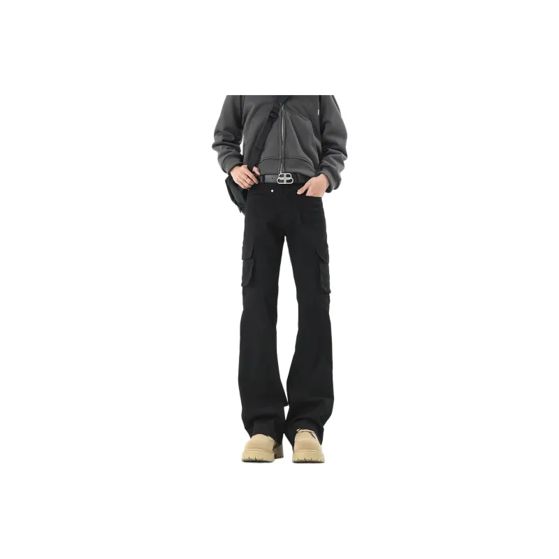 ZYKY Cargo Pants Unisex Dark Violet-5