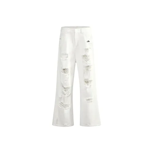 FUERZA Jeans Unisex White