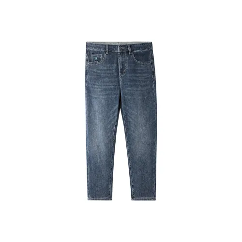 HLA Jeans Men Blue Gray Denim Gradient Medium C8