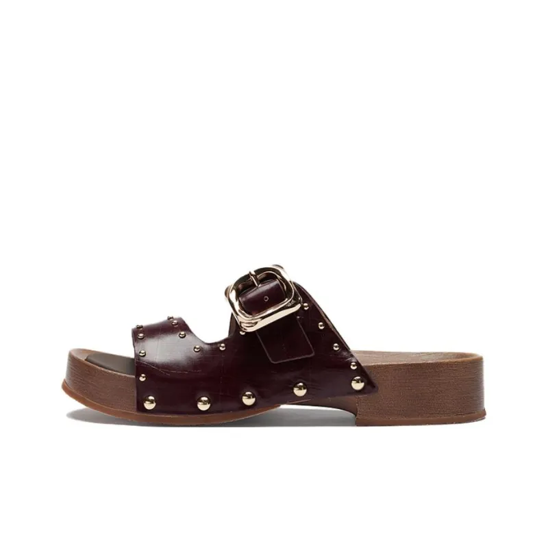 Le Saunda Rubber Sole Slide Slippers Women's-4
