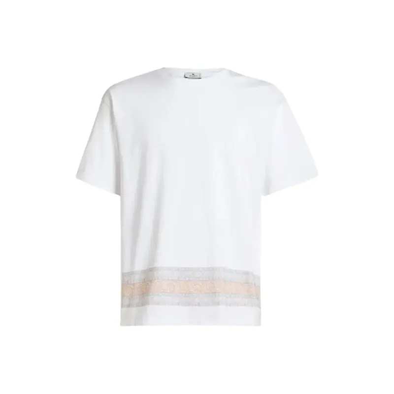ETRO Paisley Printed Crewneck T Shirt-0
