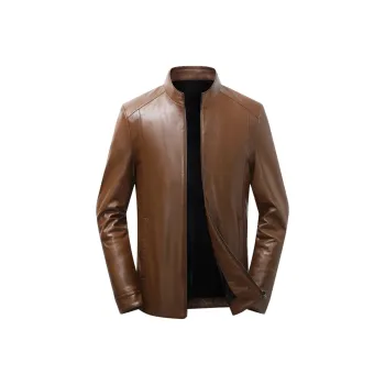 PIERRE CARDIN Leather Jacket Men's