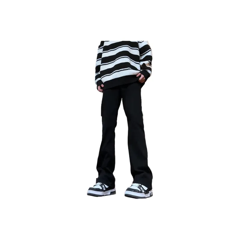 VIPGOOSE Jeans Unisex Classic Black-0