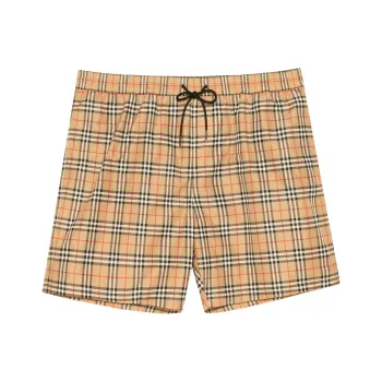 Burberry Check Drawcord Swim Shorts