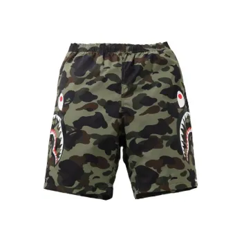 A BATHING APE 1st Camo Shark Beach Pants