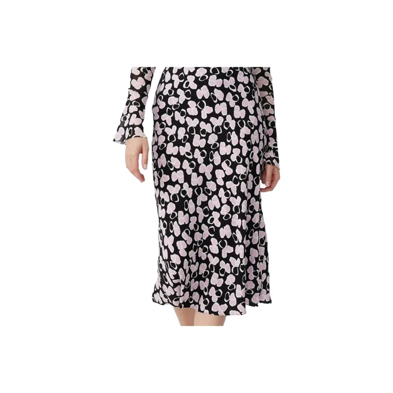 Diane Von Furstenberg SS25 Casual Long Skirt Women's Pink-5