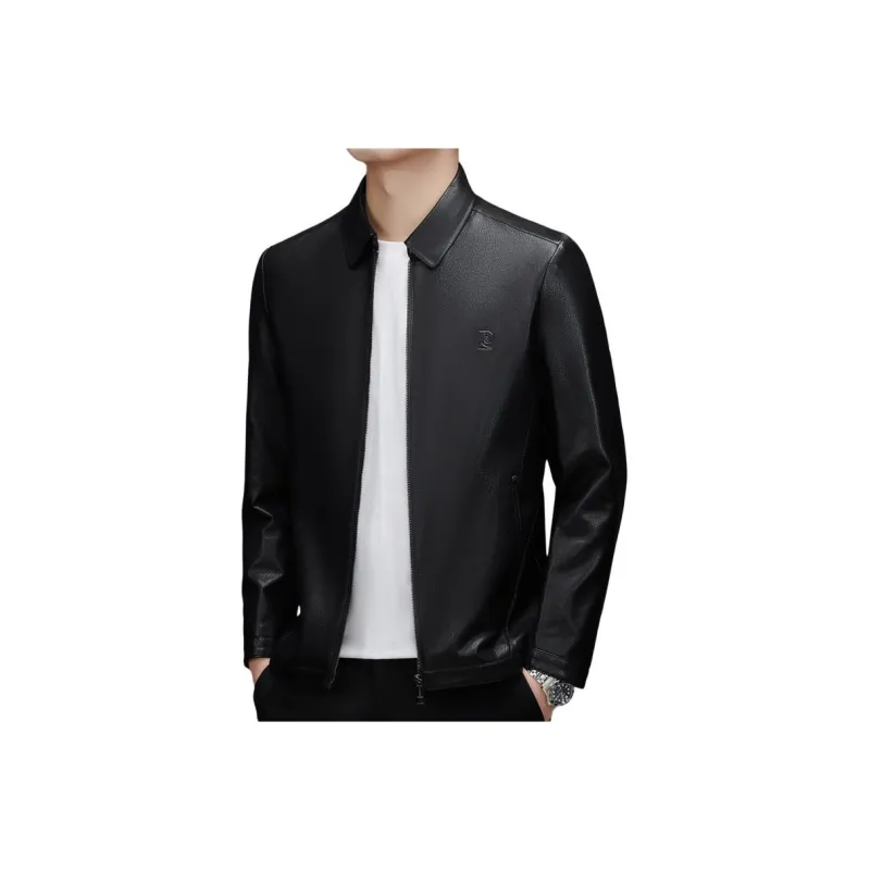 PIERRE CARDIN Leather Jacket Men's-0