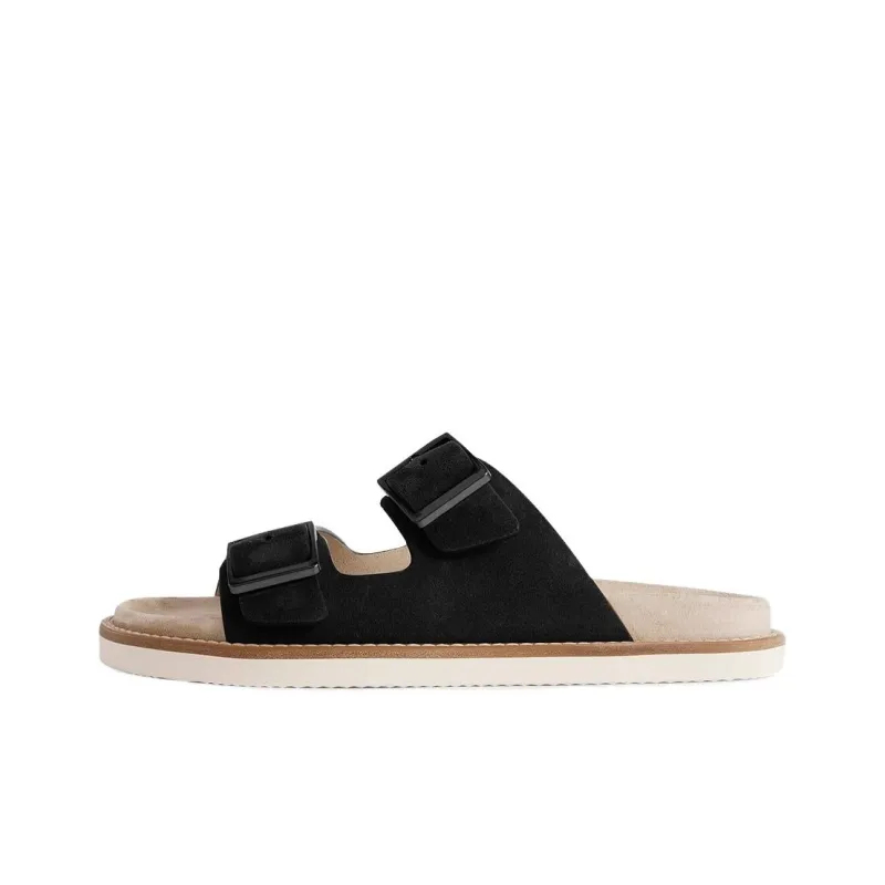 Voguhomme Rubber Sole Slip Resistant Slide Slippers Men's-0