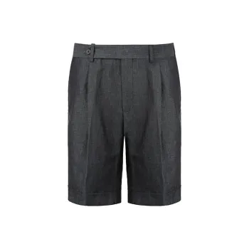 Zzegna Casual Shorts Men Dark Gray