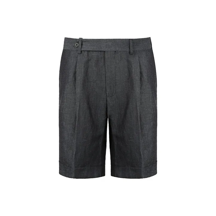 Zzegna Casual Shorts Men Dark Gray-0