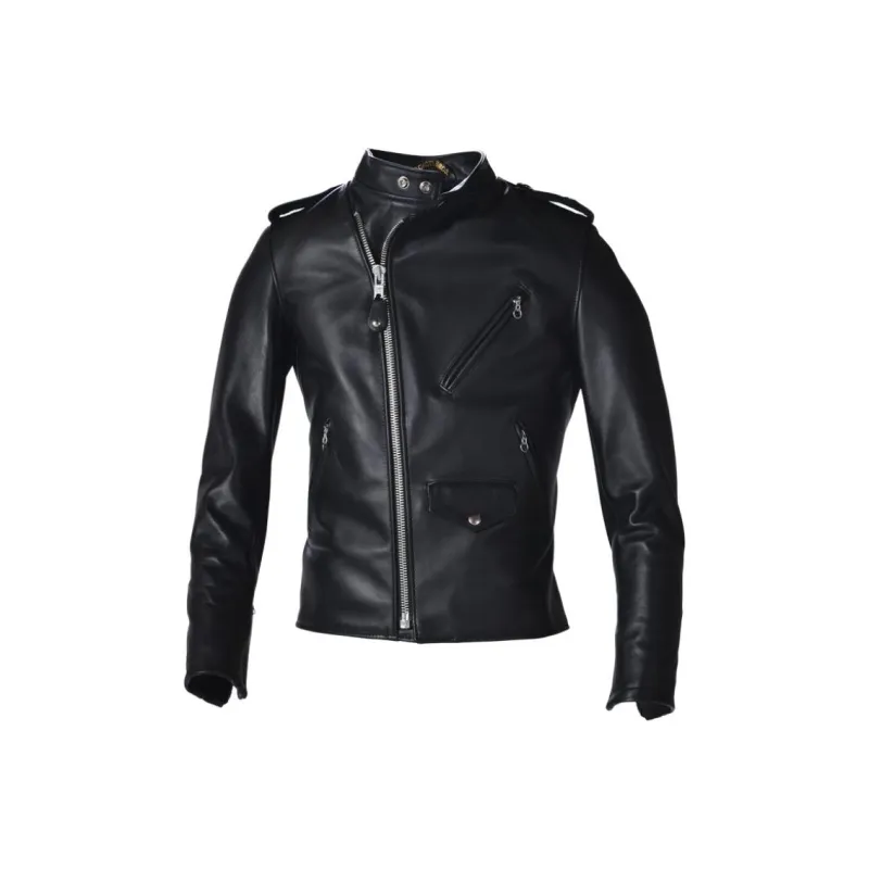 Schott N.Y.C. Leather Jacket Men's Black-0