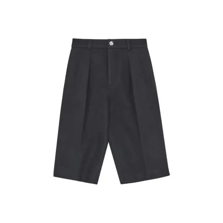 WE11DONE Casual Shorts Men Black-0