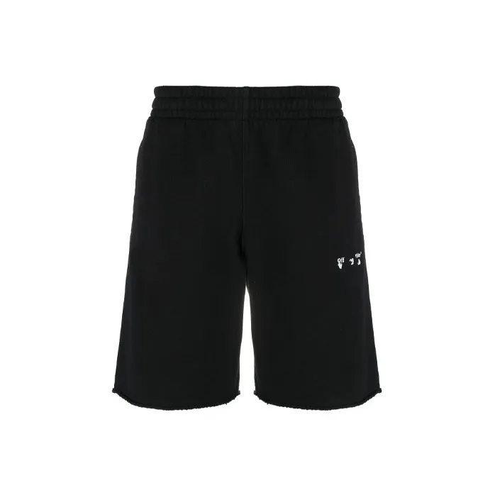 OFF WHITE Logo Sweat Shorts-0