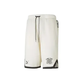 PUMA 8 Pt Logo Team Shorts Casual Shorts Men's White