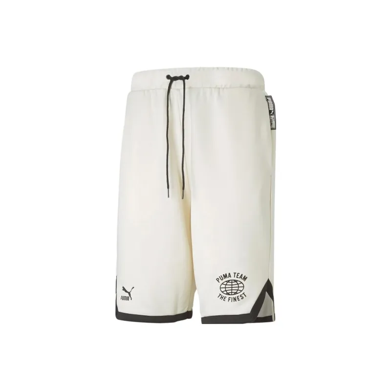 PUMA 8 Pt Logo Team Shorts Casual Shorts Men's White-0