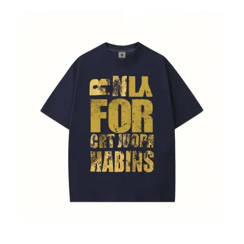 GY.VG T Shirts Unisex Navy Blue