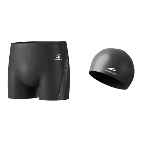 DOUBLEFISH Swimming Sets Beach Indoor Men's Black
