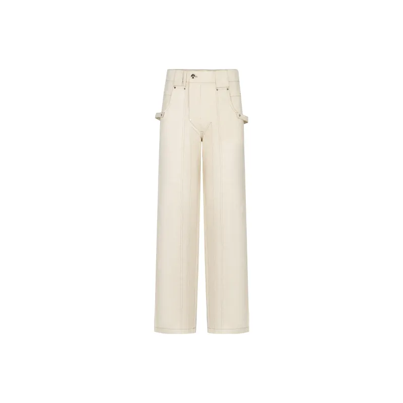 TIWILLTANG Casual Pants Men Four Flying Beige-0