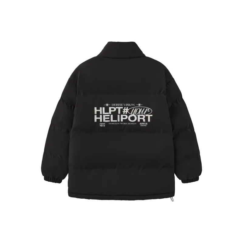 HELIPORT Puffer Jacket Unisex Black-0