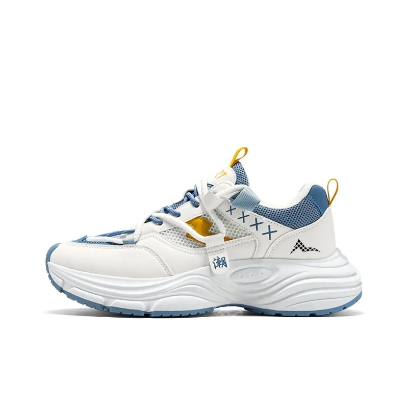 ATONGMU Cushioning, Slip Resistant, Abrasion Resistant, Lightweight Low Top Chunky Sneakers Unisex-8