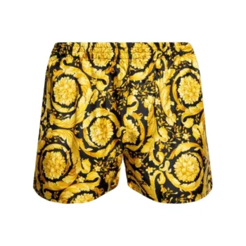 FANSIZHE Casual Shorts Men's Yellow