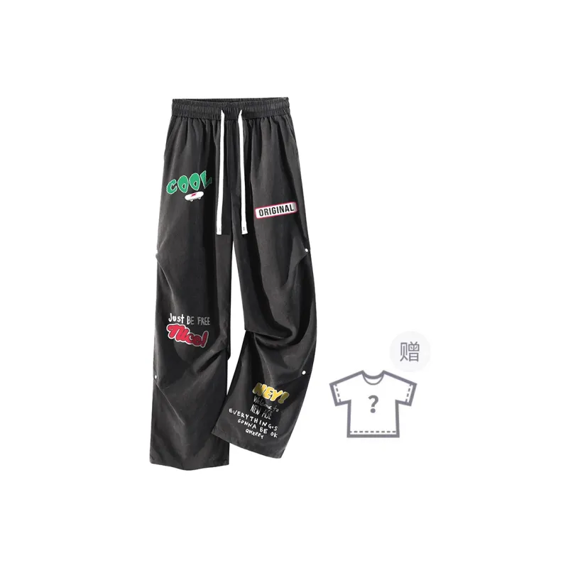 Qnxeey Casual Pants Unisex-41