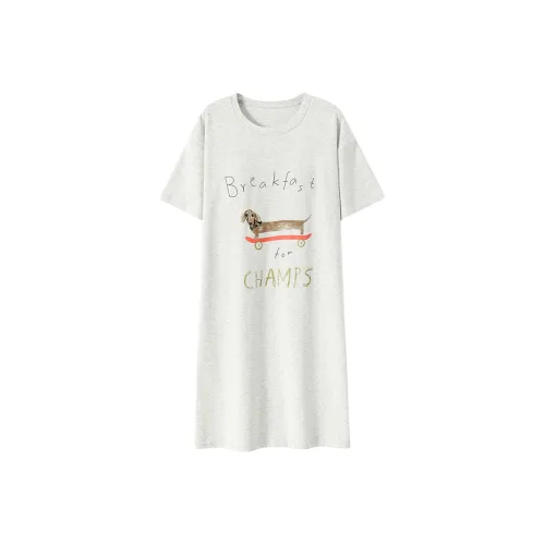 FENTENGCARE Nightgown Women's White