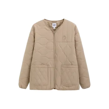 GAP Puffer Jackets Men Khaki