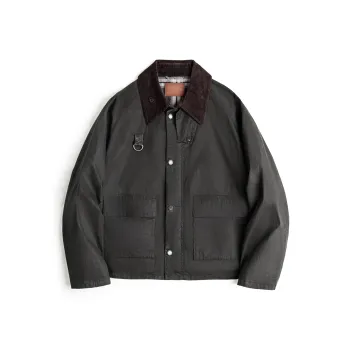 MADEN Fall Jackets Coats Men's Bronze Gray Color