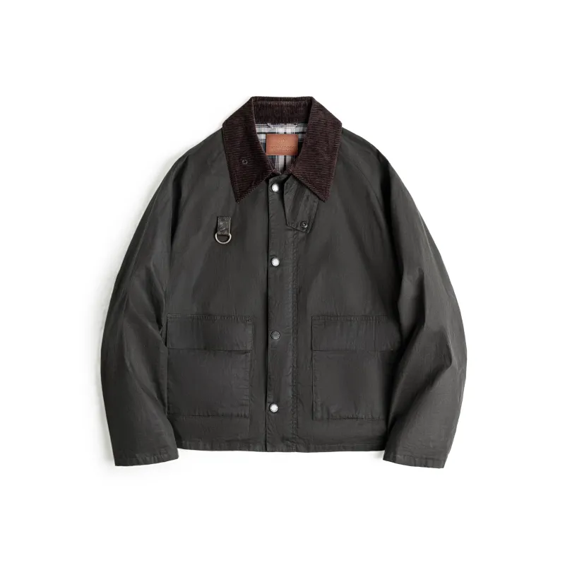 MADEN Fall Jackets Coats Men's Bronze Gray Color-0