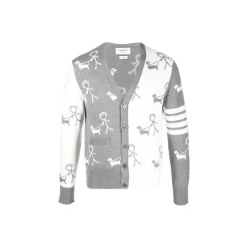 THOM BROWNE· SS22 Knitwear Men's Gray