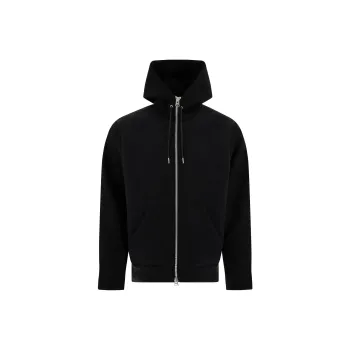 Sacai Drawstring Zip Up Hoodie