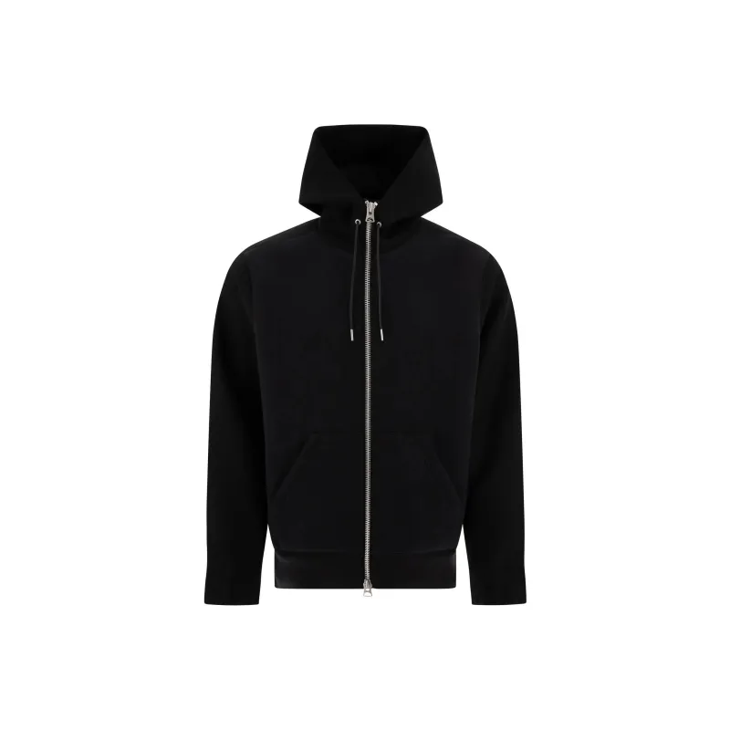 Sacai Drawstring Zip Up Hoodie-0
