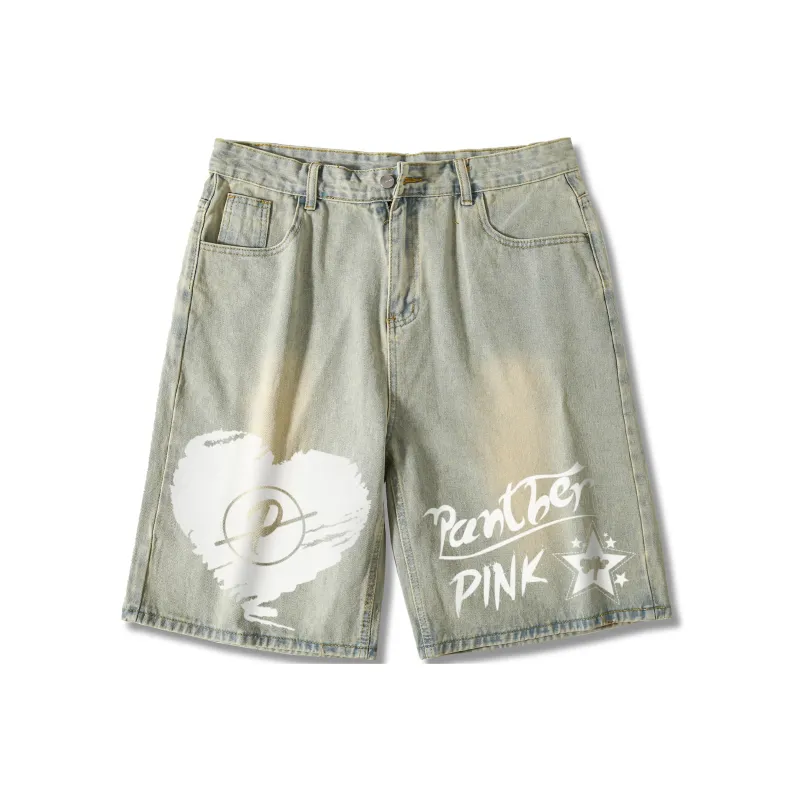 PINK PANTHER Denim Shorts Unisex-12