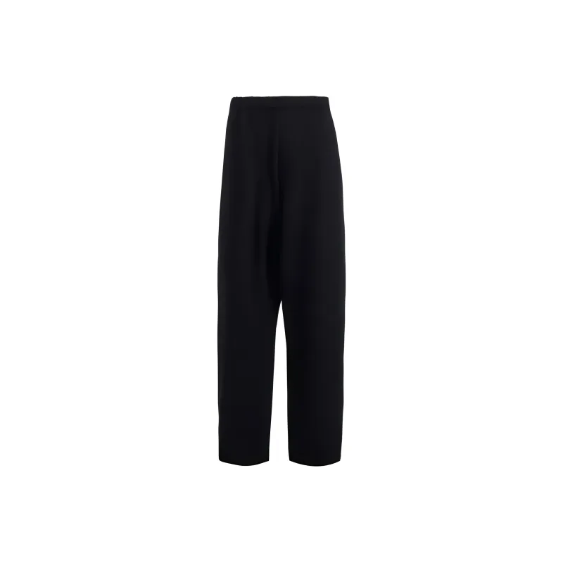 Yohji Yamamoto Casual Pants Unisex Black-0