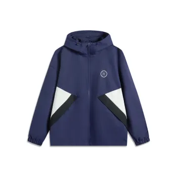 LiNing Trench Coat Men's Dark Bowl Blue