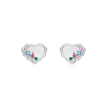 DOWER&HALL S925 Silver Stud Earrings Women's
