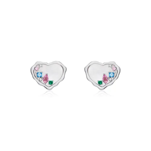 DOWER&HALL S925 Silver Stud Earrings Women's