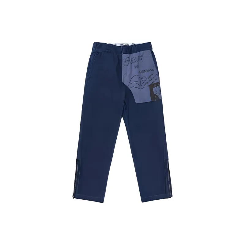 Dickies Casual Pants Unisex Dark Marine Blue-0