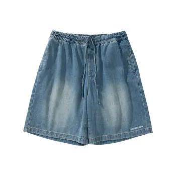 GOLFCROSS Denim Shorts Unisex