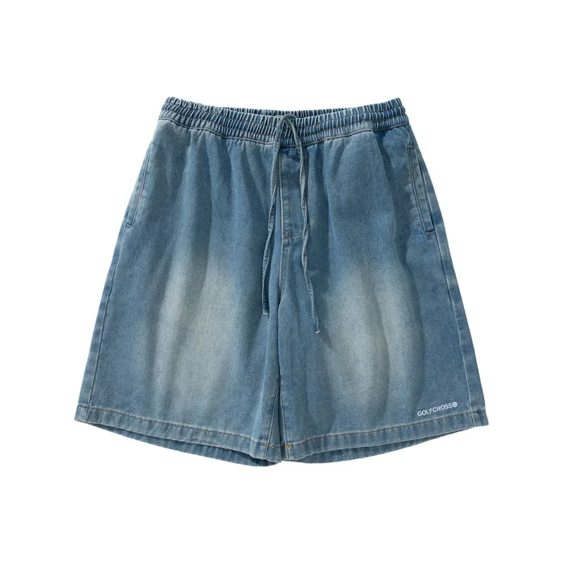 GOLFCROSS Denim Shorts Unisex-0