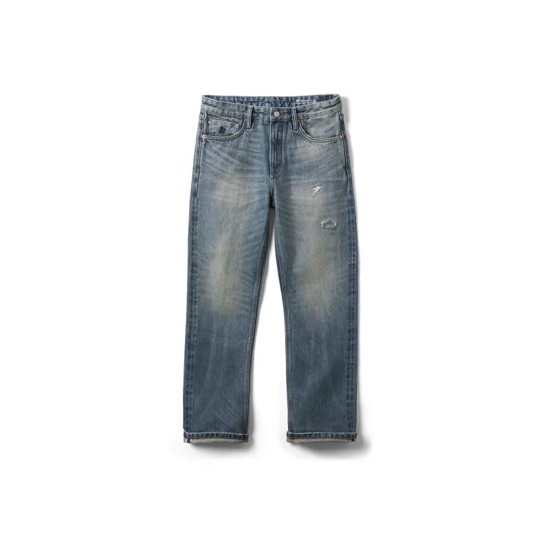 SIMWOOD Jeans Men's Washed Light Nostalgic Blue-0