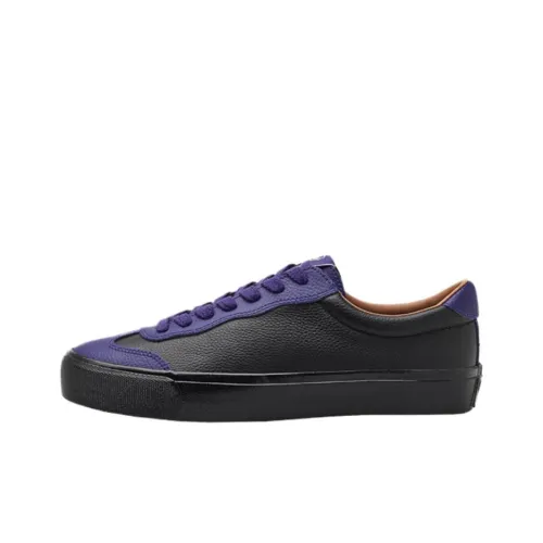 Last Resort AB Anti Slip Wear Resistant Low Top Skateboard Shoes Unisex Black Purple