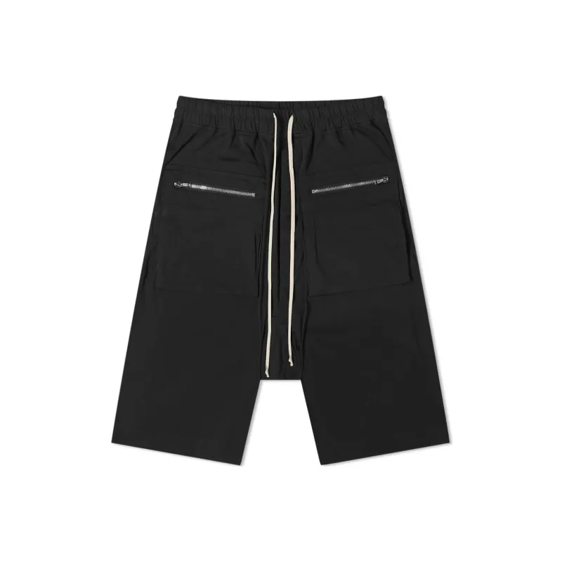 Rick Owens DRKSHDW Casual Shorts Men Black-0