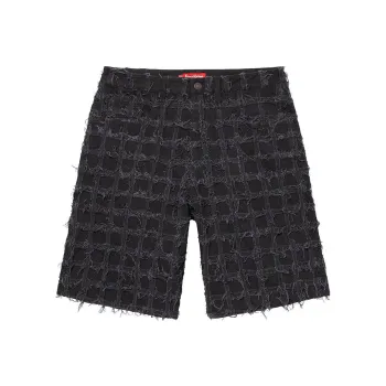 Supreme Frayed Patchwork Baggy Denim Short