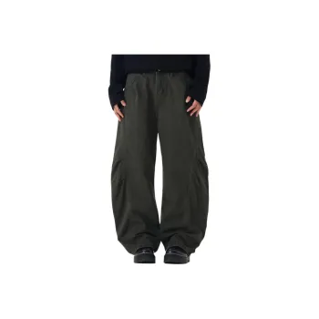 BEAR UNION Casual Pants Unisex Army Green