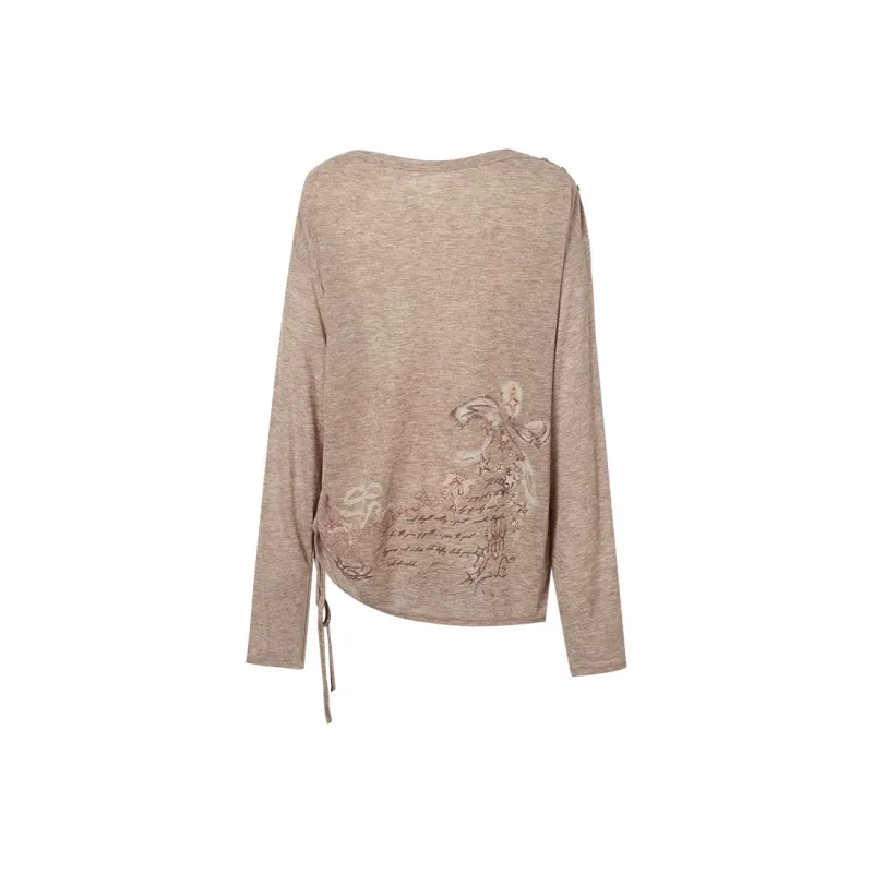 EPTISON WOMAN Drop Shoulder Sleeve T Shirt Women's-7