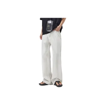 KM Jeans Unisex Dirty White