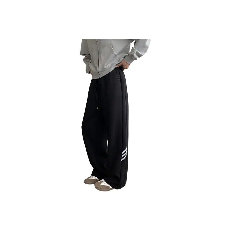 BEAR UNION Casual Pants Unisex Black-0